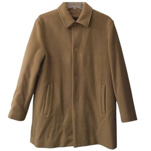 Vintage Banana Republic Men's Camel Wool/cashmere Coat